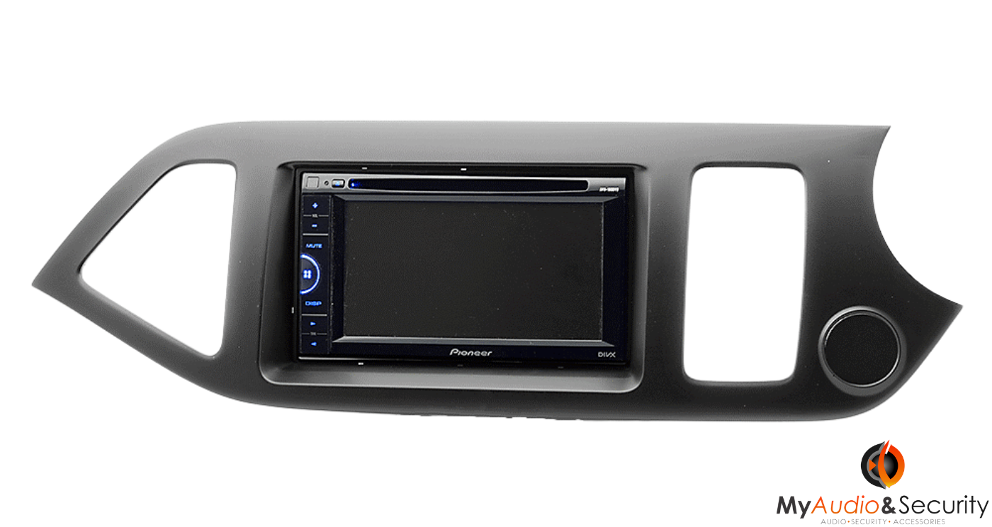 12-90 KIA PICANTO MORNING 2DIN TRIMPLATE 2011