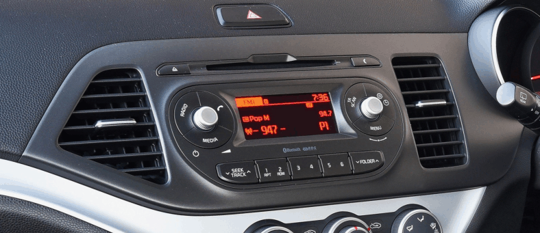 12-90 KIA PICANTO MORNING 2DIN TRIMPLATE 2011