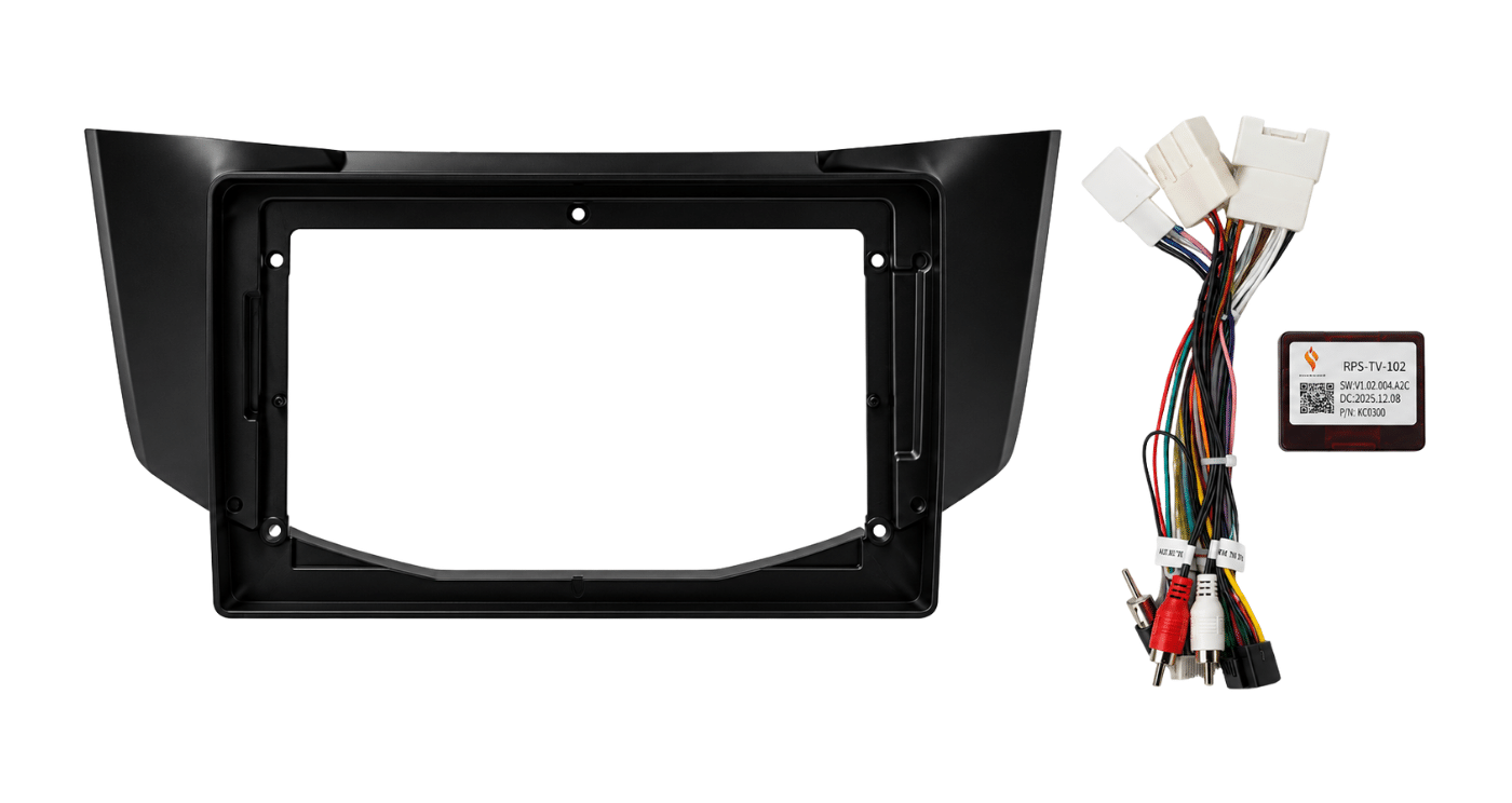 Lexus RX-300/ 330/ 350 2003–2009 9″ Trimplate with SWC Canbus & Harness