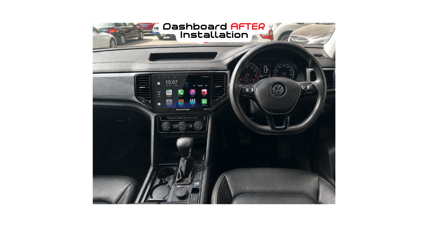 VW Teramont 2017 10.1″ Trimplate with SWC Canbus and Harness - Image 7