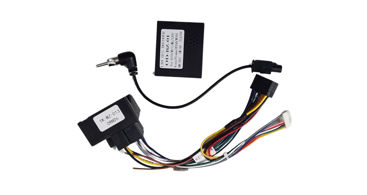 Mercedes Benz E-Class 2002-2008 9″ Trimplate with SWC Canbus and Harness - Image 4