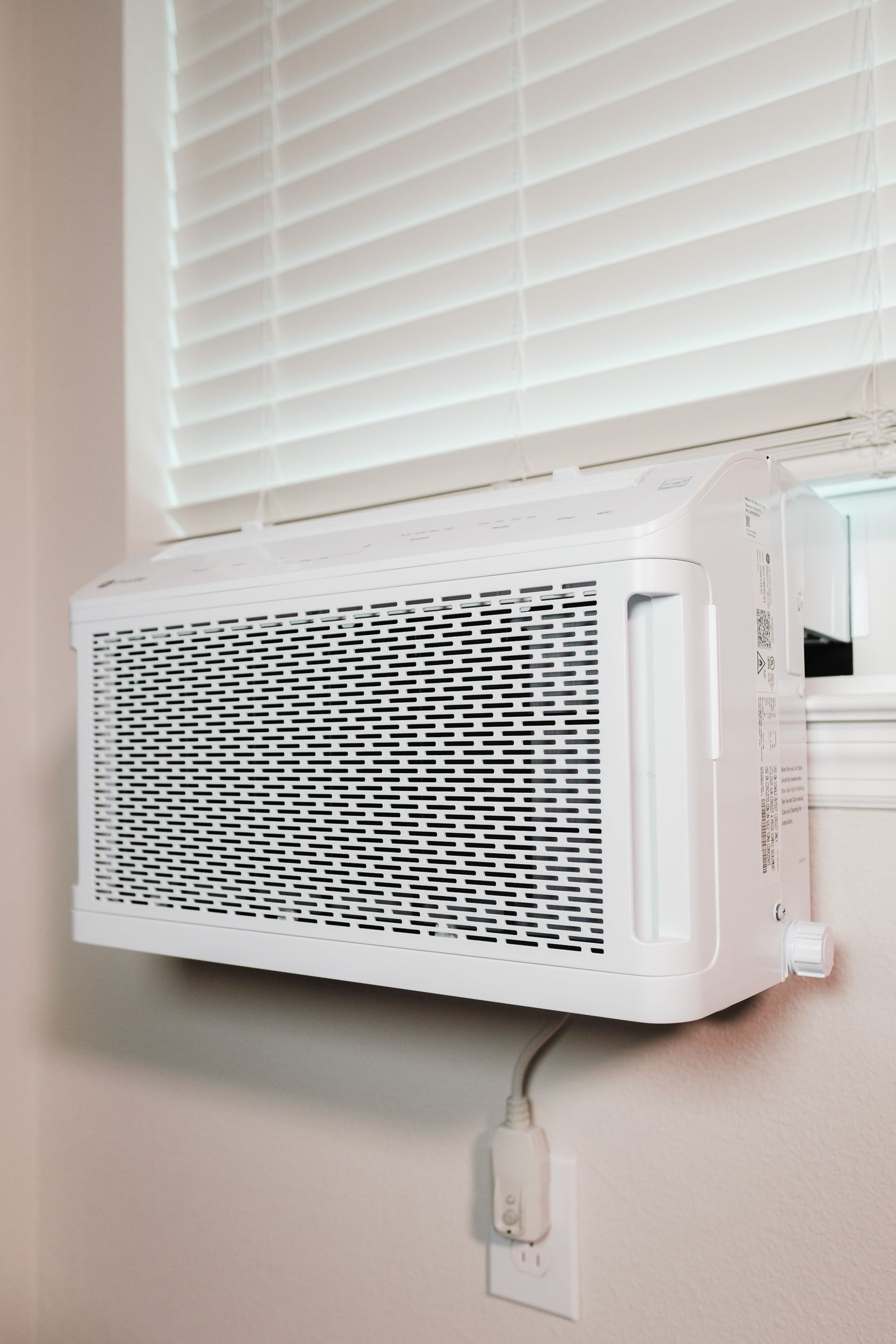 Wall-mounted split air conditioner clearly visible in a home